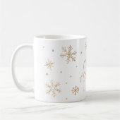 Taza copos de nieve dorados コーヒーマグカップ (左)