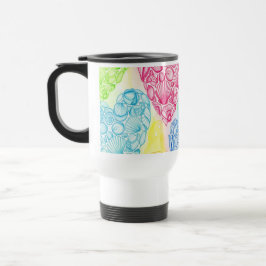 Taza corazones de caracolas  トラベルマグ