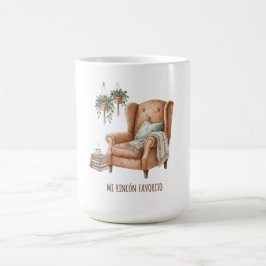 Taza Cozy Acuarela Mi Rincón Favorito コーヒーマグカップ
