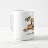 Taza Cozy Acuarela Mi Rincón Favorito コーヒーマグカップ (正面左)