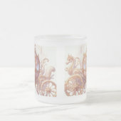 Taza cristal esmerilado Princess  フロストグラスマグカップ (中央)