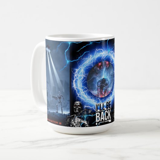 Taza de 15 onz Diseño exterminador コーヒーマグカップ (正面左)