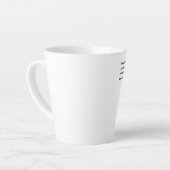 Taza de amor propio カフェラテマグ (左アングル)