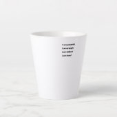 Taza de amor propio カフェラテマグ (正面)