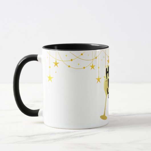 Taza de Año Nuevo: Celebra el Comienzo con Estilo マグカップ (左)