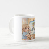 Taza de Artista Kawaii コーヒーマグカップ (正面左)