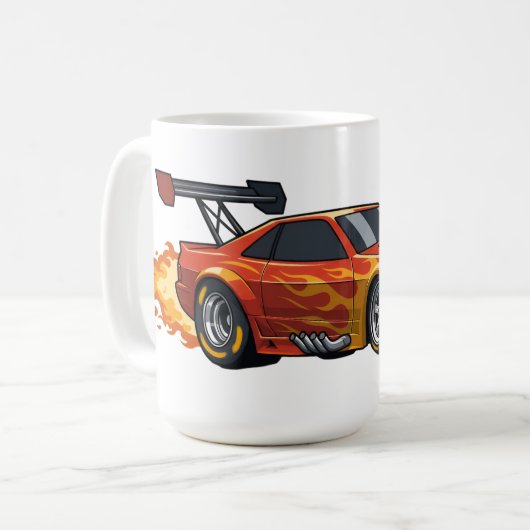 taza de auto コーヒーマグカップ (正面左)