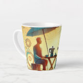 Taza de café カフェラテマグ (左アングル)