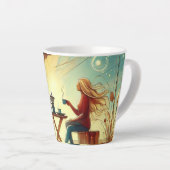 Taza de café カフェラテマグ (右アングル)