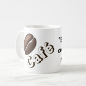 Taza de café コーヒーマグカップ (正面左)