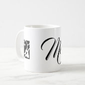 Taza De Café Abecedario コーヒーマグカップ (正面左)