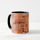 Taza de Cafe African Collage マグカップ (正面左)