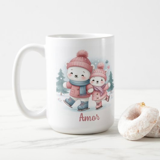 Taza de Café Amor コーヒーマグカップ (ドーナツ)