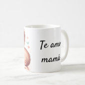 Taza de café blanca para madres コーヒーマグカップ (正面右)