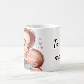 Taza de café blanca para madres コーヒーマグカップ (中央)