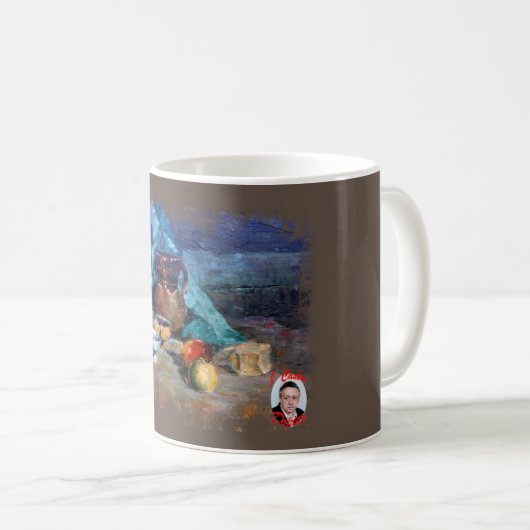 Taza De Café Bodegón a espátula コーヒーマグカップ (正面右)