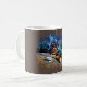 Taza De Café Bodegón a espátula コーヒーマグカップ (正面左)