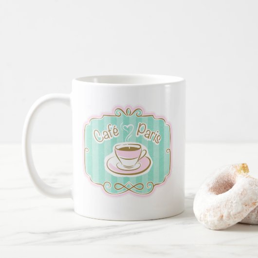 Taza De Café Café Paris コーヒーマグカップ (ドーナツ)
