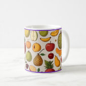taza de café con diseño de frutas コーヒーマグカップ (正面右)