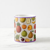 taza de café con diseño de frutas コーヒーマグカップ (中央)