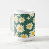 Taza de Café con Diseño de Margaritas コーヒーマグカップ (正面左)