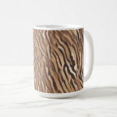 Taza de Cafe con Diseño de Piel de Tigre コーヒーマグカップ (正面右)