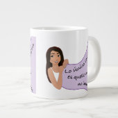 taza de Café con frases inspiradoras ジャンボコーヒーマグカップ (正面右)