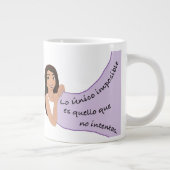 taza de Café con frases inspiradoras ジャンボコーヒーマグカップ (右)