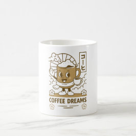 taza de cafe de estilo japones, coffi コーヒーマグカップ