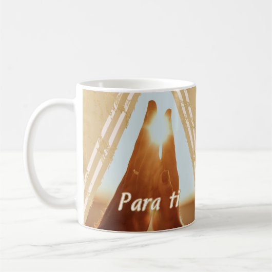 Taza de café de regalo "PARA TI" コーヒーマグカップ (左)