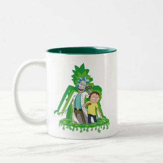 Taza de café - Diseño de Rick y Morty ツートーンマグカップ
