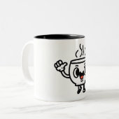 Taza de Café en Modo Victorioso - Taza Divertida ツートーンマグカップ (正面左)