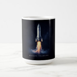 Taza De Café Escape Velocity Rocket Mug コーヒーマグカップ