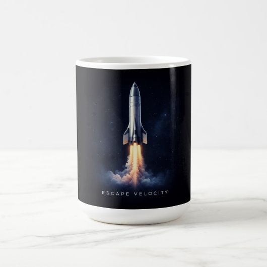 Taza De Café Escape Velocity Rocket Mug コーヒーマグカップ (中央)