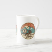 Taza de Café Explora Tu Mundo ボーンチャイナマグカップ (正面右)