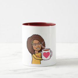 TAZA DE CAFE GOOD MORNING QUERIDXS マグカップ