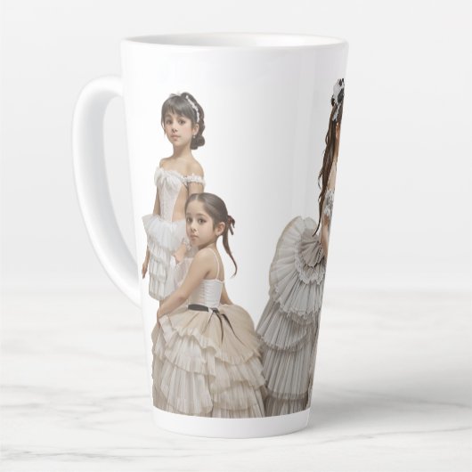 Taza de café latte カフェラテマグ (左アングル)