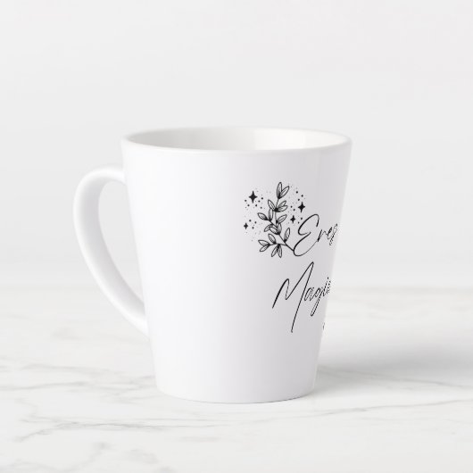 Taza de café latte カフェラテマグ (左アングル)