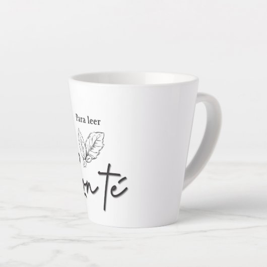 Taza de café latte カフェラテマグ (右アングル)