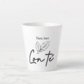 Taza de café latte カフェラテマグ (正面)