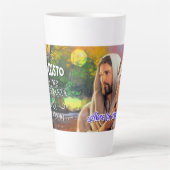 taza de café latte カフェラテマグ (正面)