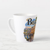 Taza de café latte Bilbao  カフェラテマグ (左アングル)
