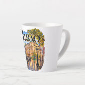 Taza de café latte Bilbao  カフェラテマグ (右アングル)