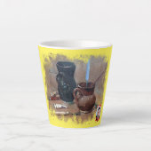 Taza De Café Latte Bodegón カフェラテマグ (正面)