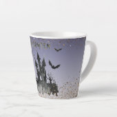 Taza de café latte con el toque de halloween カフェラテマグ (右アングル)