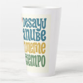 Taza de café latte Desayuno surrealista カフェラテマグ (正面)