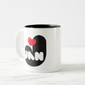 Taza de café Loves Juan ツートーンマグカップ (正面左)