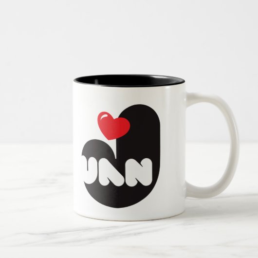 Taza de café Loves Juan ツートーンマグカップ (右)