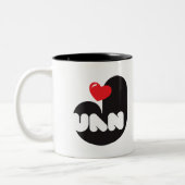 Taza de café Loves Juan ツートーンマグカップ (左)