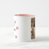 Taza de café Mother's Day personalizable. マグカップ (中央)